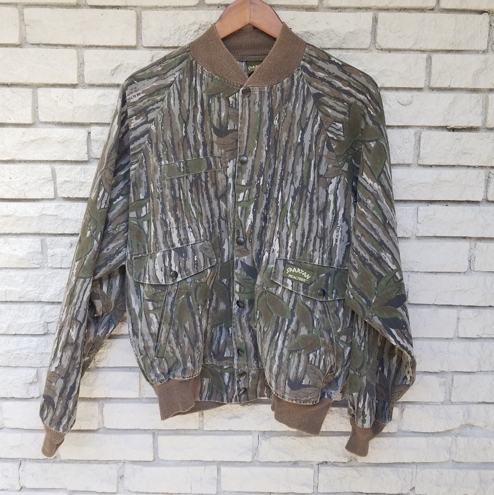 Spartan Button-Up Camo Jacket - XL
